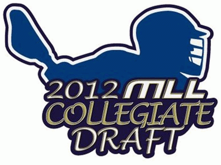 MLL Collegiate Draft 2012 Primary Logo iron on transfers for clothing